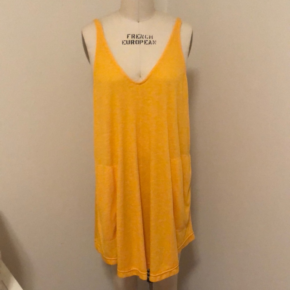fp beach yellow dress